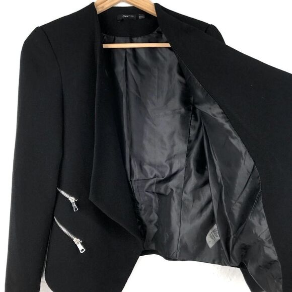 Dex exposed zipper Black Blazer - Picture 5 of 9